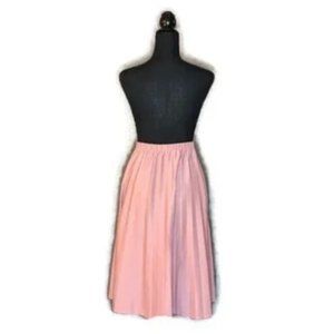 Blair Warren Solid Pink Skirt